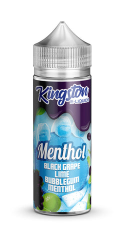 Kingston Menthol v2 - Black Grape, Lime Bubblegum Menthol 120ml